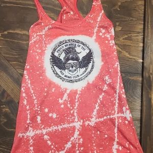 Bad moms club bleached tank